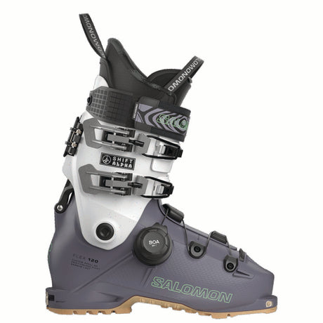 SHIFTALPHABOA120-Salomon ski boot on a white background