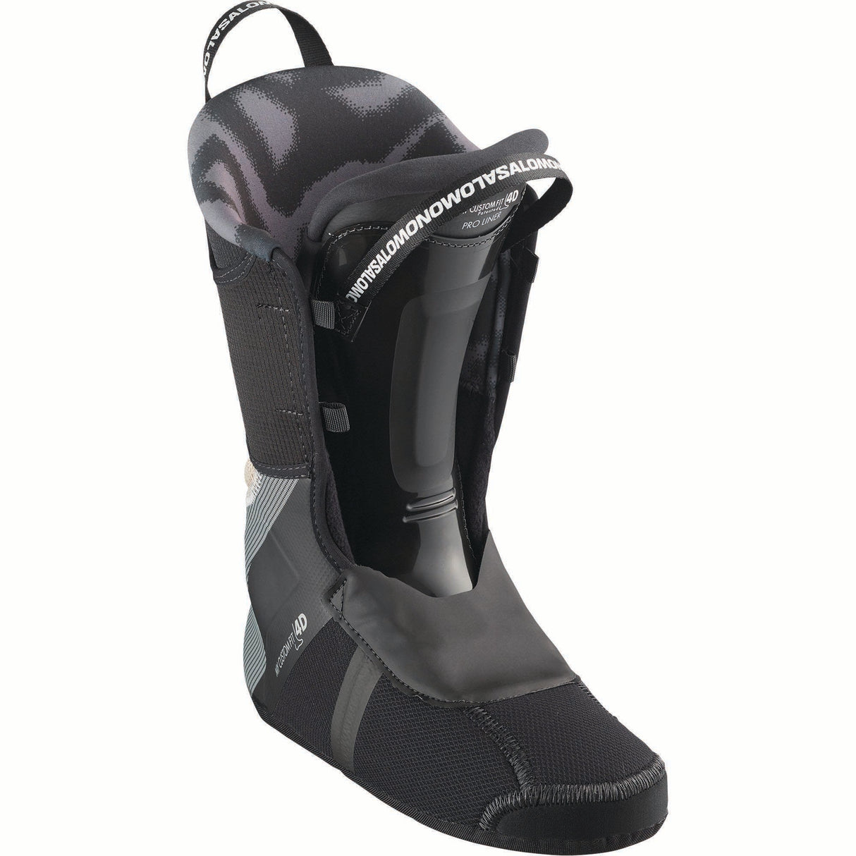 SHIFTALPHABOA120-Salomon ski boot on a white background