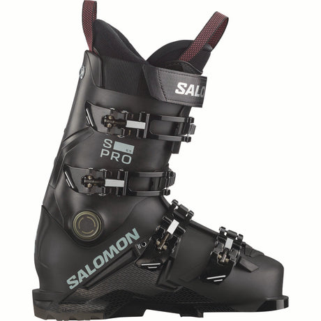 SPRO65-Salomon ski boot on a white background