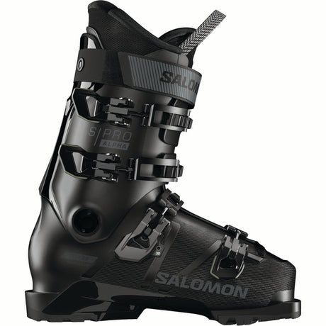 SPROALPHA80TGW-Salomon ski boot on a white background
