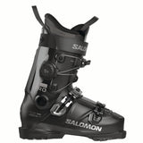 SPROALPHACBOA100-Black Salomon ski boot on a white background