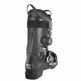 SPROALPHACBOA100-Black Salomon ski boot on a white background