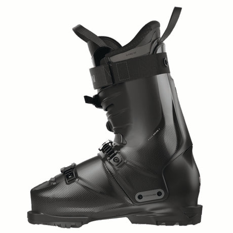 SPROALPHACBOA100-Black Salomon ski boot on a white background