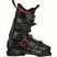 SPROALPHACBOA120-Black and red Salomon ski boot on a white background