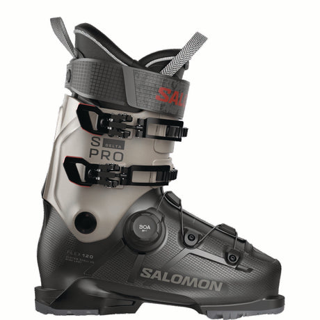 SPRODELTABOA120-Salomon ski boot on a white background
