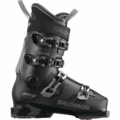 SPROSUPRA100-Salomon ski boot on a white background