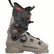 SPROSUPRADUALBOA120-Salomon ski boot with black and gray design on a white background