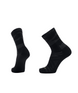 Zero Cushion Mini Sock-Pair of black socks on a white background