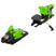 STRIVE14GW- Green ski binding on a white background