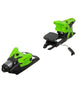 STRIVE14GW- Green ski binding on a white background