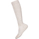 Ski Zero Cushion Extra Stretch OTC Sock-White knee-high sock on a white background