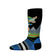 Wintersport Full Cushion Mountain Moose OTC Kids Sock-Colorful sock with geometric pattern on a white background