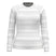 Classic Thermal Merino Base Layer Crew-White textured long-sleeve shirt on a white background