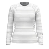 Classic Thermal Merino Base Layer Crew-White textured long-sleeve shirt on a white background