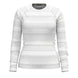 Classic Thermal Merino Base Layer Crew-White textured long-sleeve shirt on a white background
