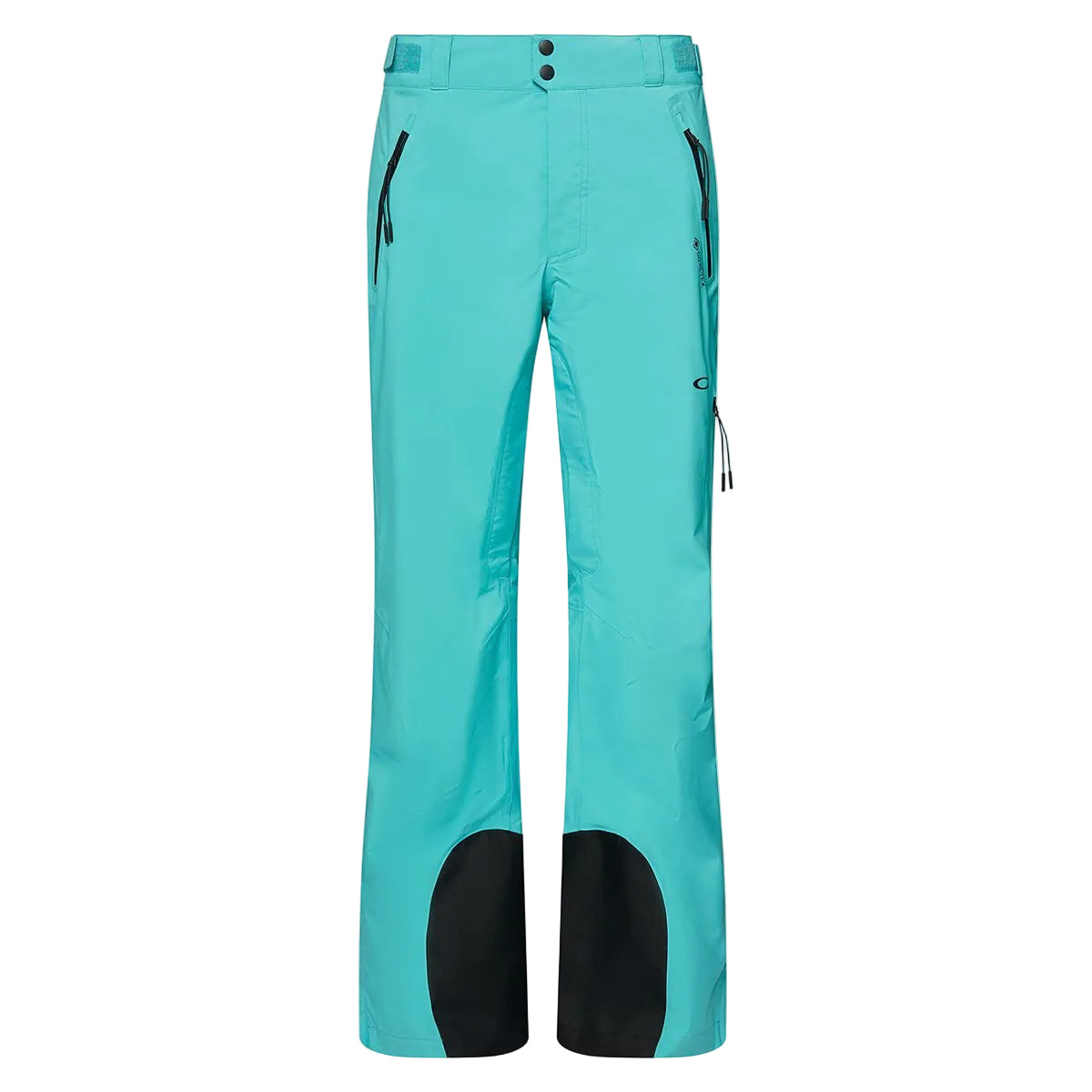 Unbound Gore-Tex Shell Pant 2.0-Turquoise ski pants with black accents on a white background