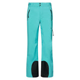 Unbound Gore-Tex Shell Pant 2.0-Turquoise ski pants with black accents on a white background