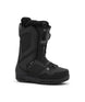 Sage- Black snowboard boot on a white background