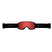 SagenGoggle-Red goggles with black frame on a white background