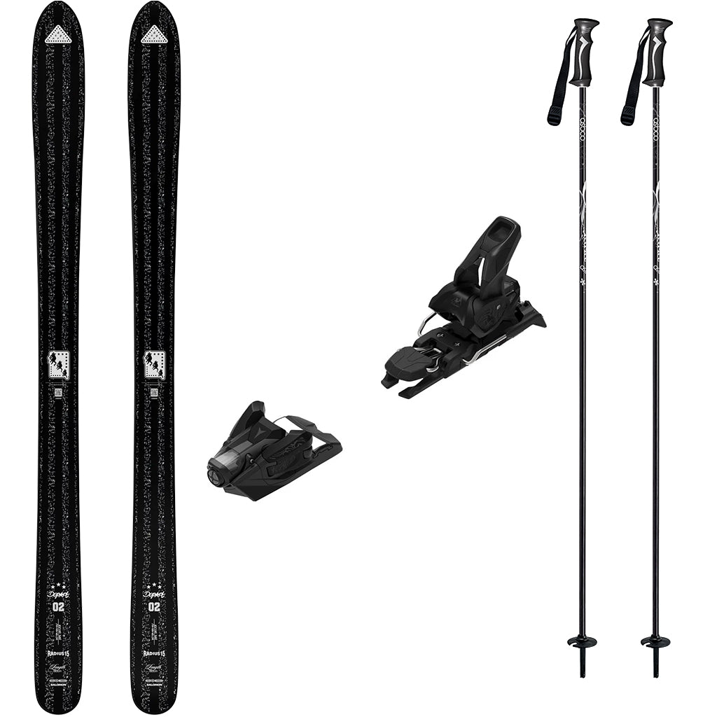 Salomon Depart .02 Skis 2027 with Strive 12 Bindings Ski Package