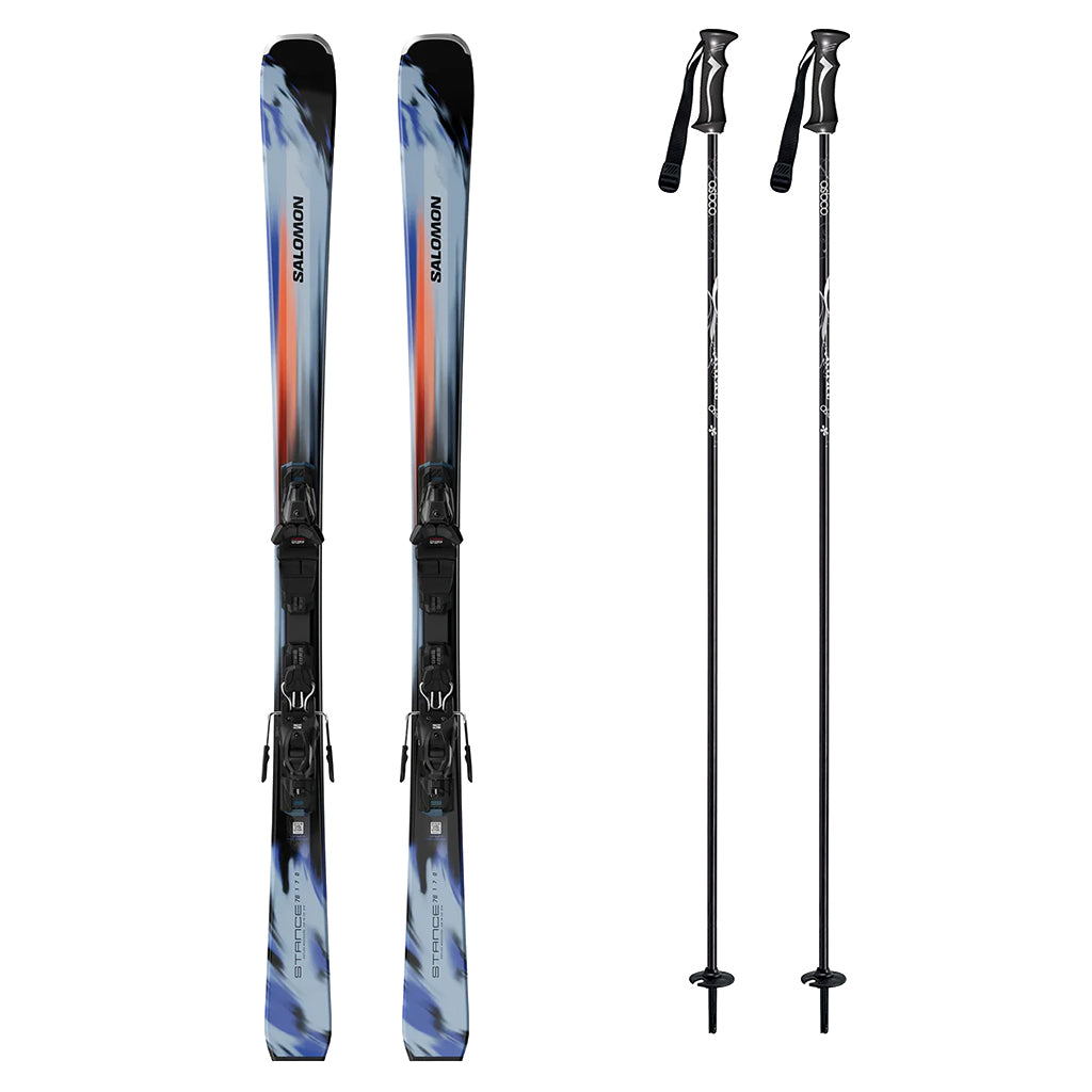 Salomon Stance 76 AM Skis 2027 with M10 GW System Bindings Ski Package