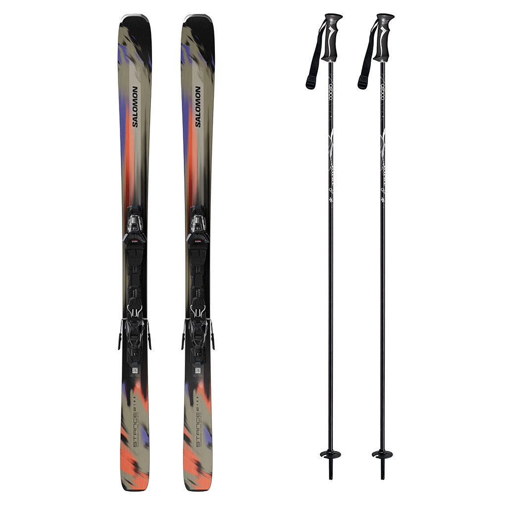 Salomon Stance 80 Skis 2027 with M11 GW System Bindings Ski Package