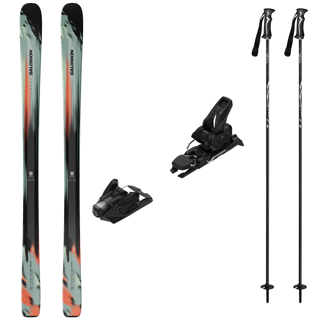 Salomon Stance Pro 82 Skis 2027 with Strive 12 Bindings Ski Package