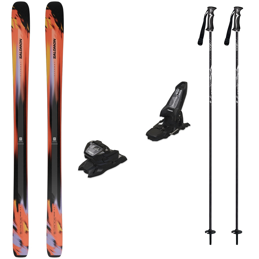 Salomon Stance Pro 96 Skis 2027 with Marker Griffon 13 Bindings Ski Package