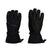 SamuraiGlove-A pair of black winter gloves shown against a plain white background, displaying both the back of one glove and the palm of the other.