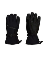 SamuraiGlove-A pair of black winter gloves shown against a plain white background, displaying both the back of one glove and the palm of the other.
