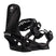 Sapling- Black and white snowboard binding on a white background