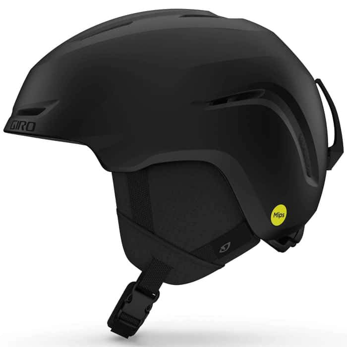 SarioMIPS-Black helmet with Giro logo on a white background