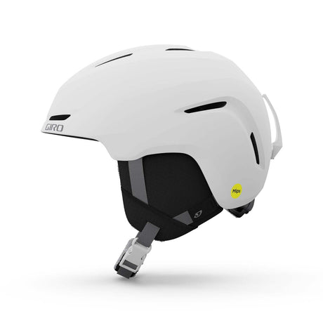 SarioMIPS-White helmet with black interior on a white background