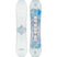 Saturday- White, light blue, and pink snowboard on a white background
