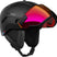 SavorGTVisorPhoto- Black Atomic helmet with a red visor and a black chin strap on a white background