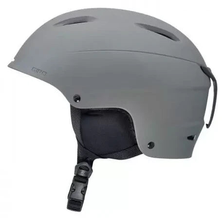 Bevel-Gray helmet with Giro logo on a white background