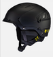 DiversionMIPS- A black K2 Diversion MIPS adult helmet designed for skiing and snowboarding, featuring a low-profile design and dual active matrix venting.