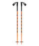 SectorPole-Orange and black ski poles shown on a white background
