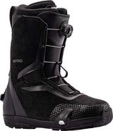 SentinelStep-OnBOA-Black snowboard boot with visible brand logo on a white background