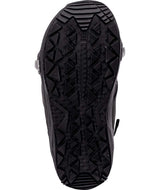 SentinelStep-OnBOA-Black snowboard boot with visible brand logo on a white background