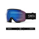 SequenceOTGGoggle-Smith goggles with blue lens and black strap on a white background