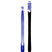 Serpo- White, Blue, and Black skis on a white background