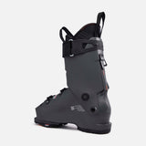 ShadowLV120- Grey, black and orange ski boot on a white background
