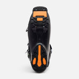 ShadowMV100- Black and green ski boot on a white background