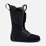 ShadowMV120- Grey, black and orange ski boot on a white background