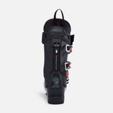 ShadowMV130- Black and orange ski boot on a white background