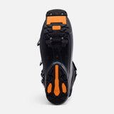 ShadowMV130- Black and orange ski boot on a white background