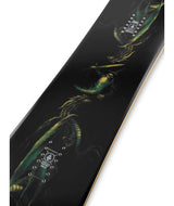 Shadowban- Black multicolored snowboard on a white background