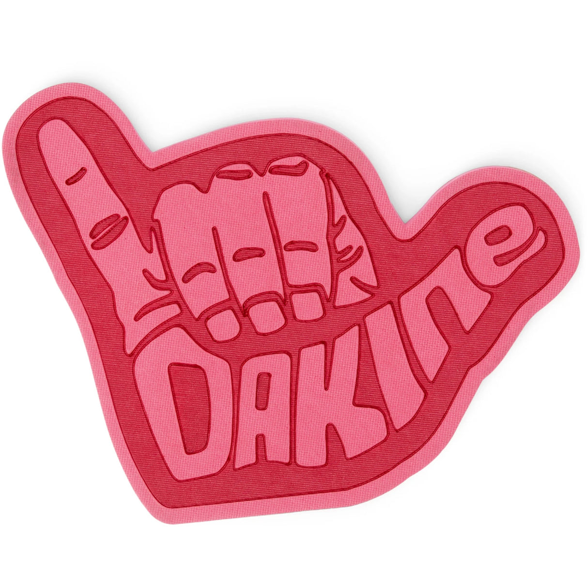 ShakaStomp- Pink stomp pad on a white background