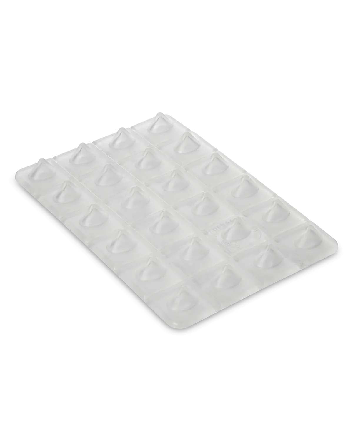 SharkTeeth-Clear stomp pad on a white background